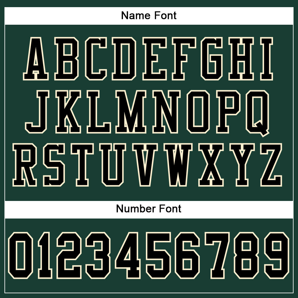 Custom Green Black-Cream Mesh Authentic Football Jersey - Sky-Custom