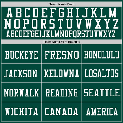 Custom Green White Mesh Authentic Football Jersey - Sky-Custom