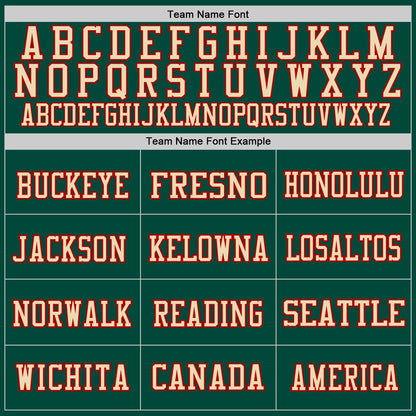 Custom Green Red-Cream Mesh Authentic Football Jersey - Sky-Custom