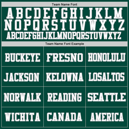 Custom Green White-Gray Mesh Authentic Football Jersey - Sky-Custom