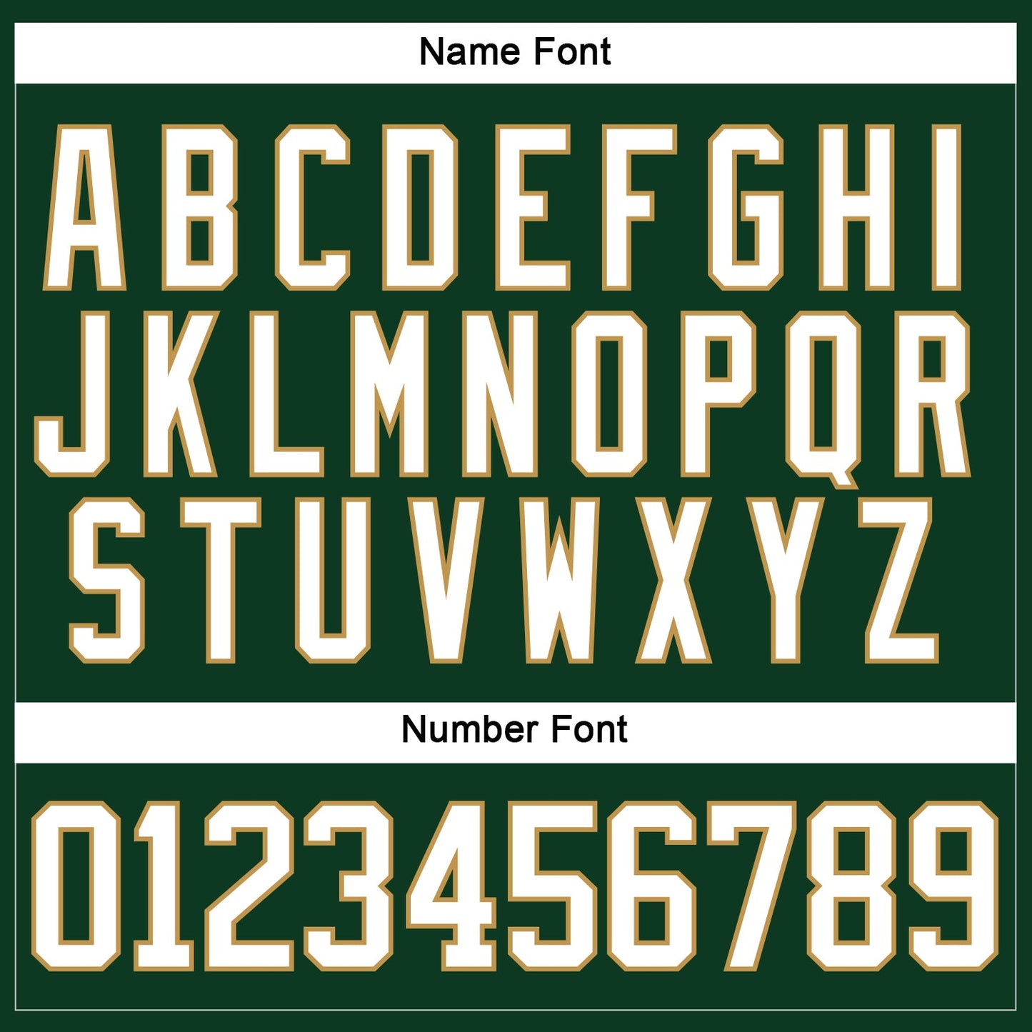 Custom Green White-Old Gold Hockey Lace Neck Jersey - Sky-Custom