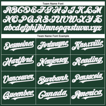 Custom Green White-Gray Authentic Baseball Jersey - Sky-Custom