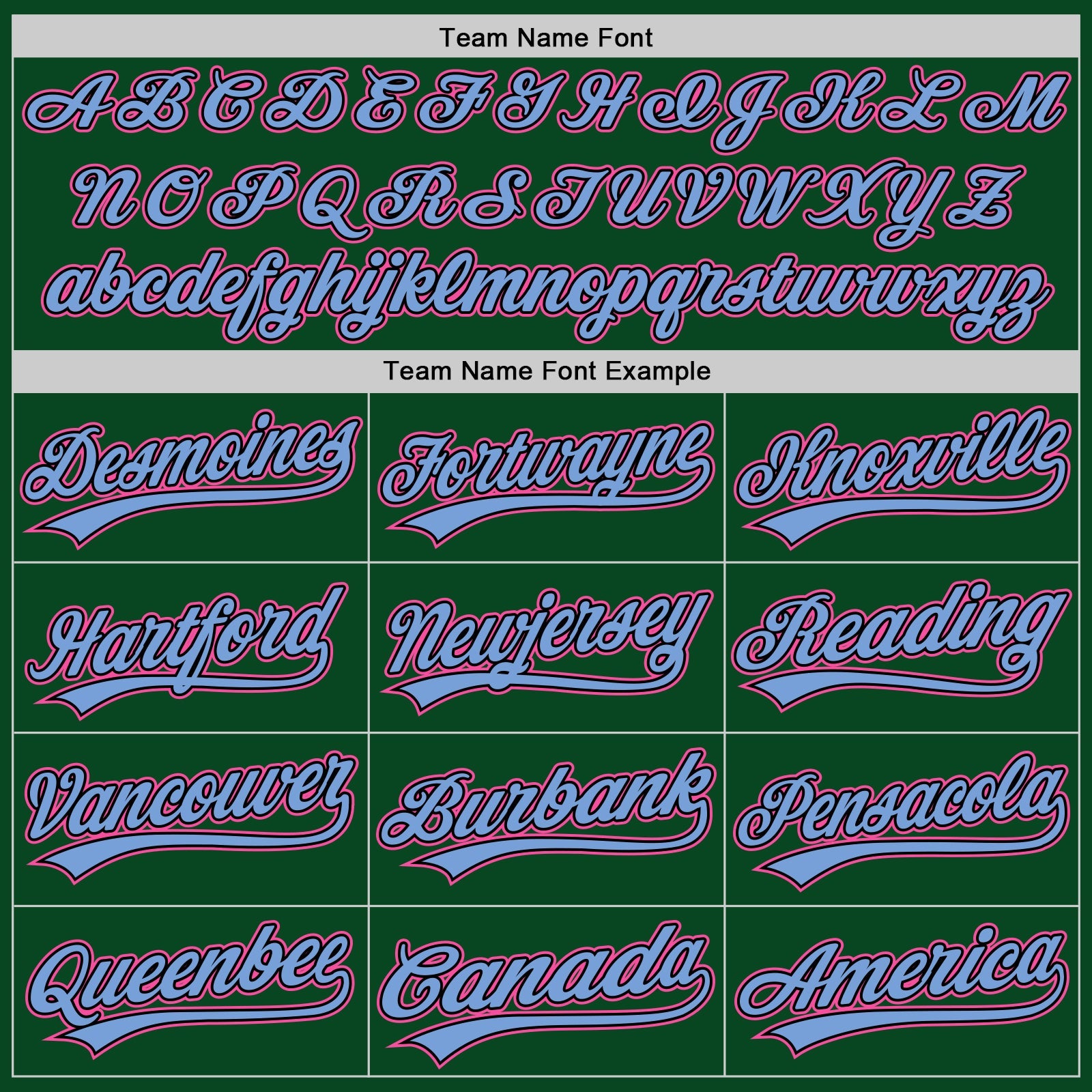 Custom Green Pink Black-Light Blue Authentic Throwback Baseball Jersey - Sky-Custom