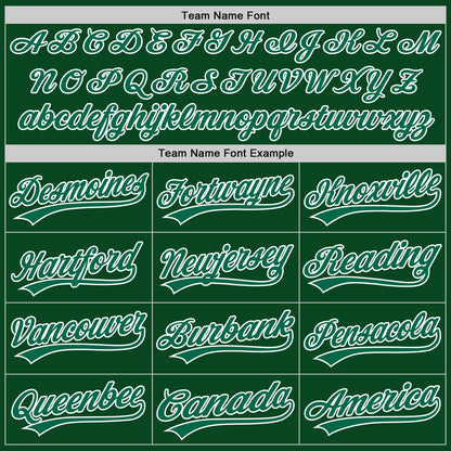 Custom Green Kelly Green-White Authentic Throwback Baseball Jersey - Sky-Custom