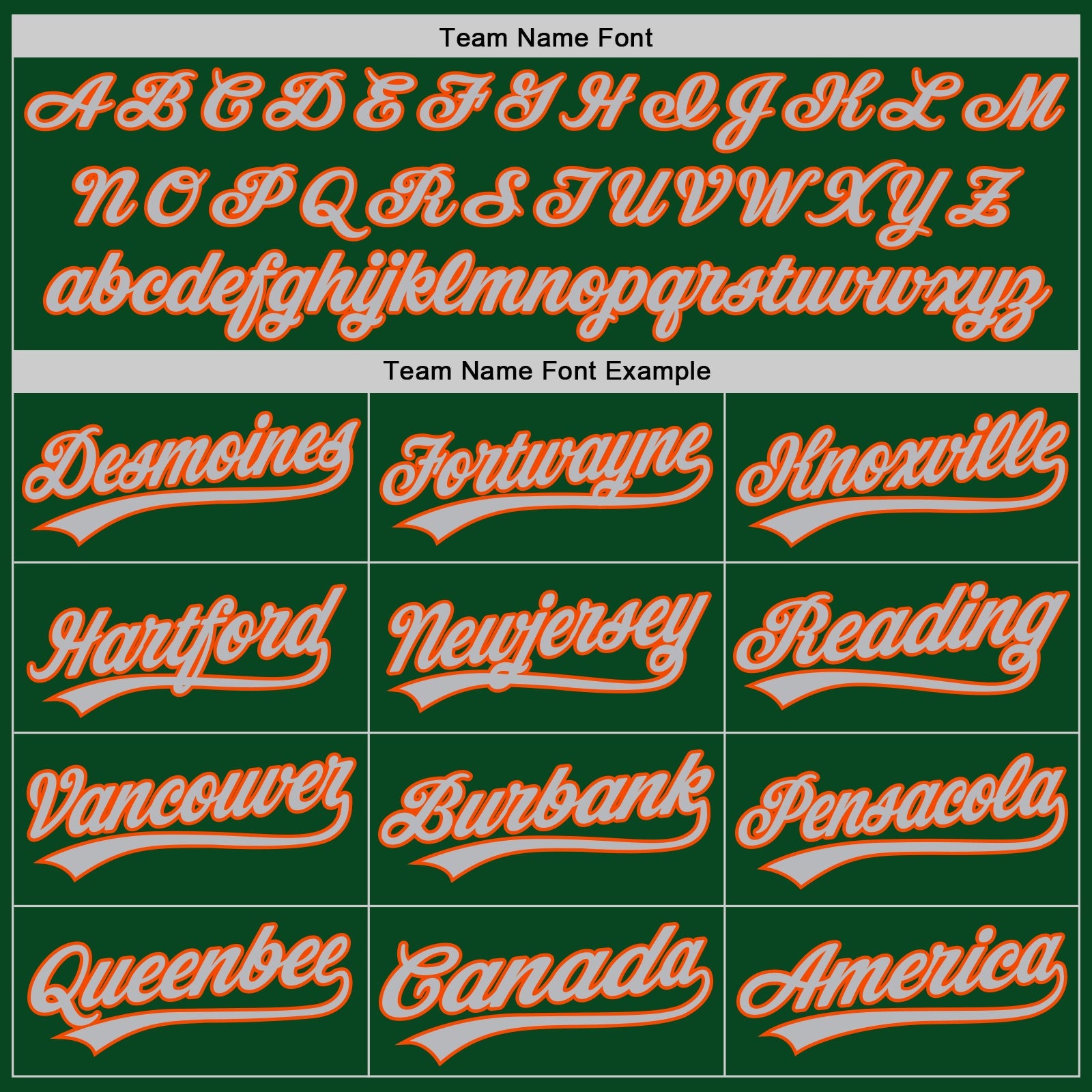 Custom Green Orange-Gray Authentic Throwback Baseball Jersey - Sky-Custom