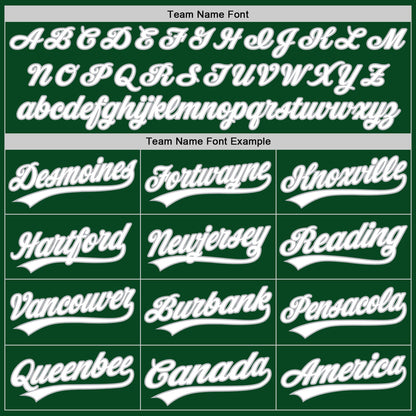 Custom Green White-Gray Authentic Throwback Baseball Jersey - Sky-Custom