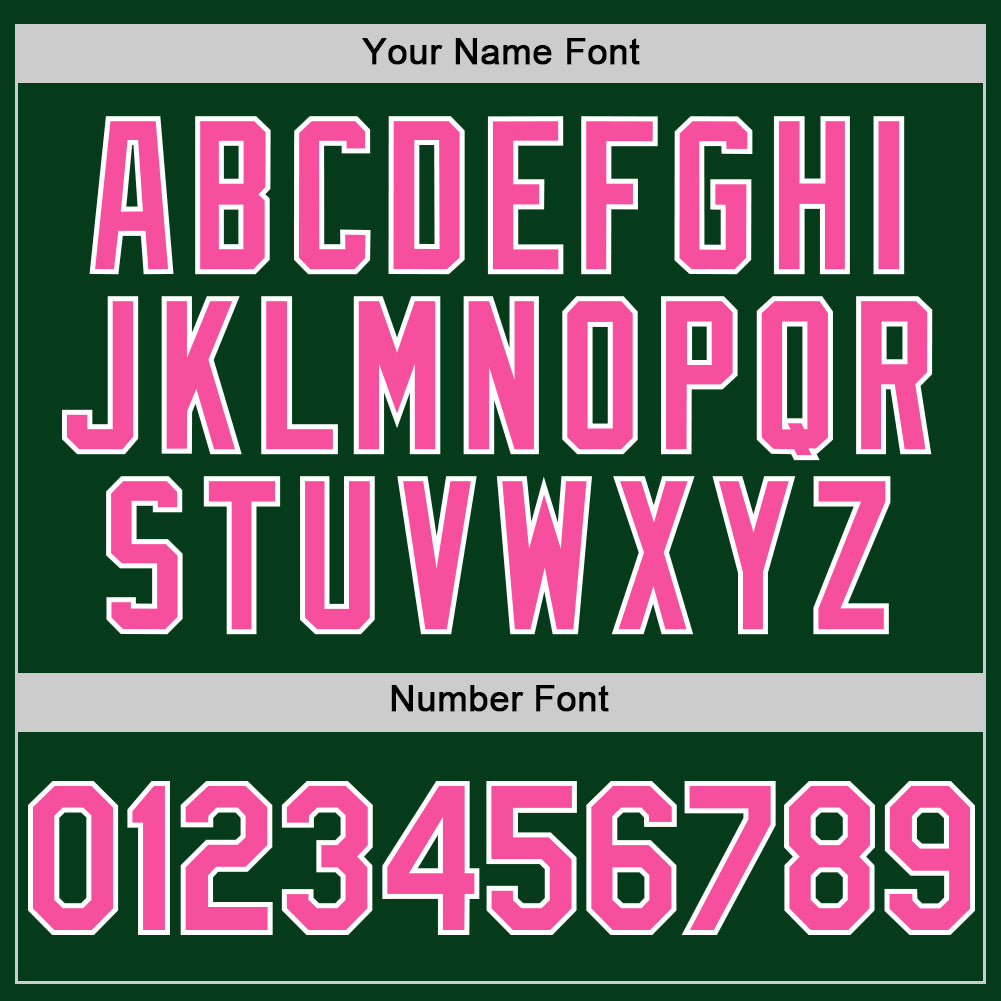 Custom Green Pink-White Mesh Authentic Throwback Baseball Jersey - Sky-Custom