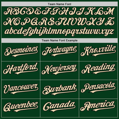Custom Green Cream-Black Mesh Authentic Throwback Baseball Jersey - Sky-Custom