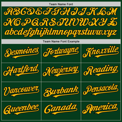 Custom Green Gold-Black Mesh Authentic Throwback Baseball Jersey - Sky-Custom