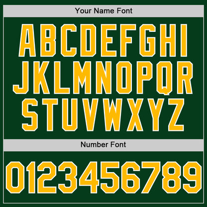 Custom Green Gold-White Mesh Authentic Throwback Baseball Jersey - Sky-Custom