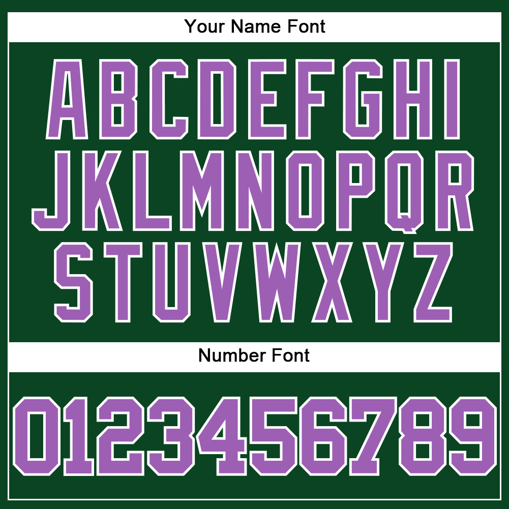 Custom Green Medium Purple-White Mesh Authentic Throwback Baseball Jersey - Sky-Custom