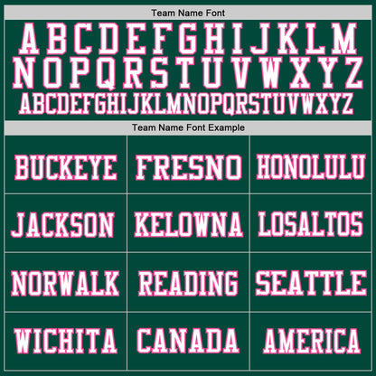 Custom Green Pink-White Mesh Authentic Throwback Football Jersey - Sky-Custom
