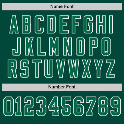 Custom Green Kelly Green-White Mesh Authentic Throwback Football Jersey - Sky-Custom