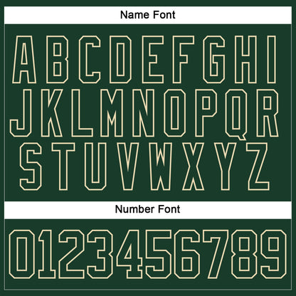 Custom Green Cream Hockey Lace Neck Jersey - Sky-Custom