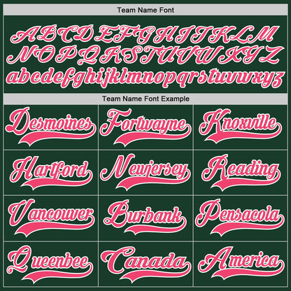 Custom Green Neon Pink-White Hockey Lace Neck Jersey - Sky-Custom