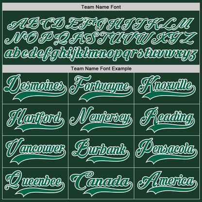 Custom Green Kelly Green-White Hockey Lace Neck Jersey - Sky-Custom
