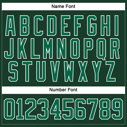 Custom Green Kelly Green-White Hockey Lace Neck Jersey - Sky-Custom