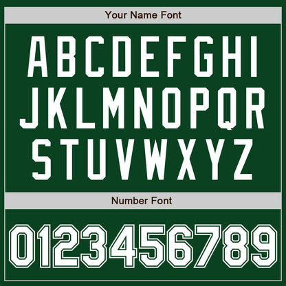 Custom Green White Authentic Baseball Jersey - Sky-Custom