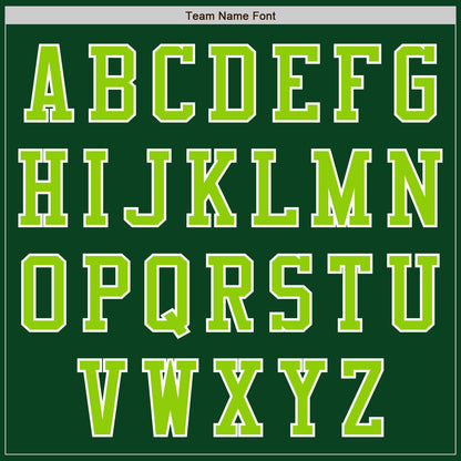 Custom Green Neon Green-White Authentic Baseball Jersey - Sky-Custom
