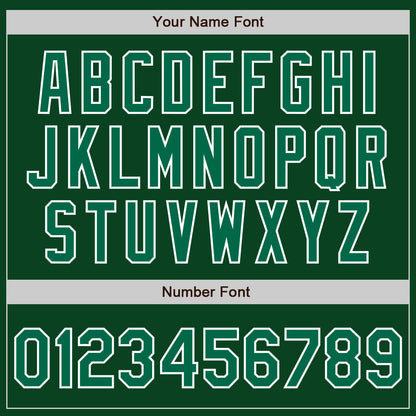 Custom Green Kelly Green-White Authentic Baseball Jersey - Sky-Custom