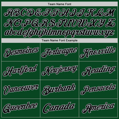 Custom Green Black-Gray Authentic Throwback Basketball Jersey - Sky-Custom