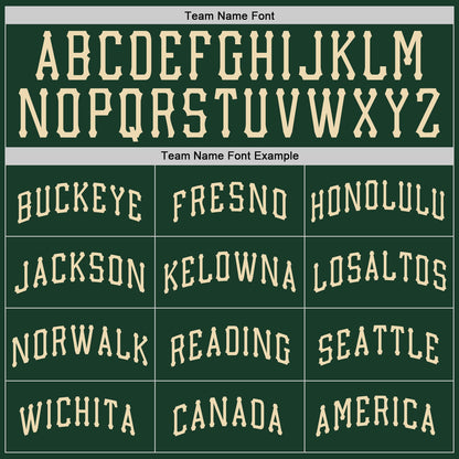 Custom Green Cream Authentic Baseball Jersey - Sky-Custom