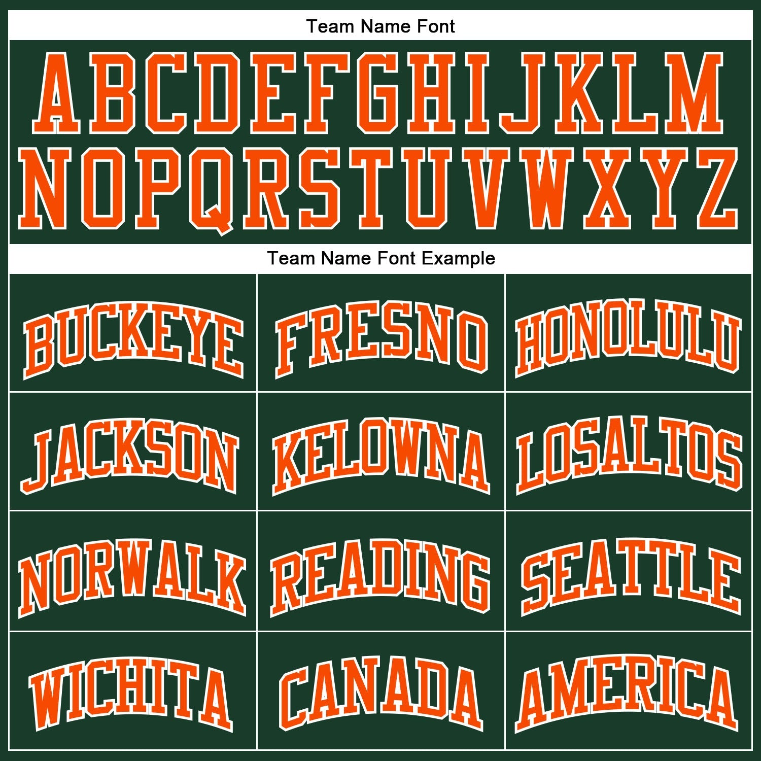 Custom Hunter Green Orange-White Authentic Throwback Basketball Jersey - Sky-Custom