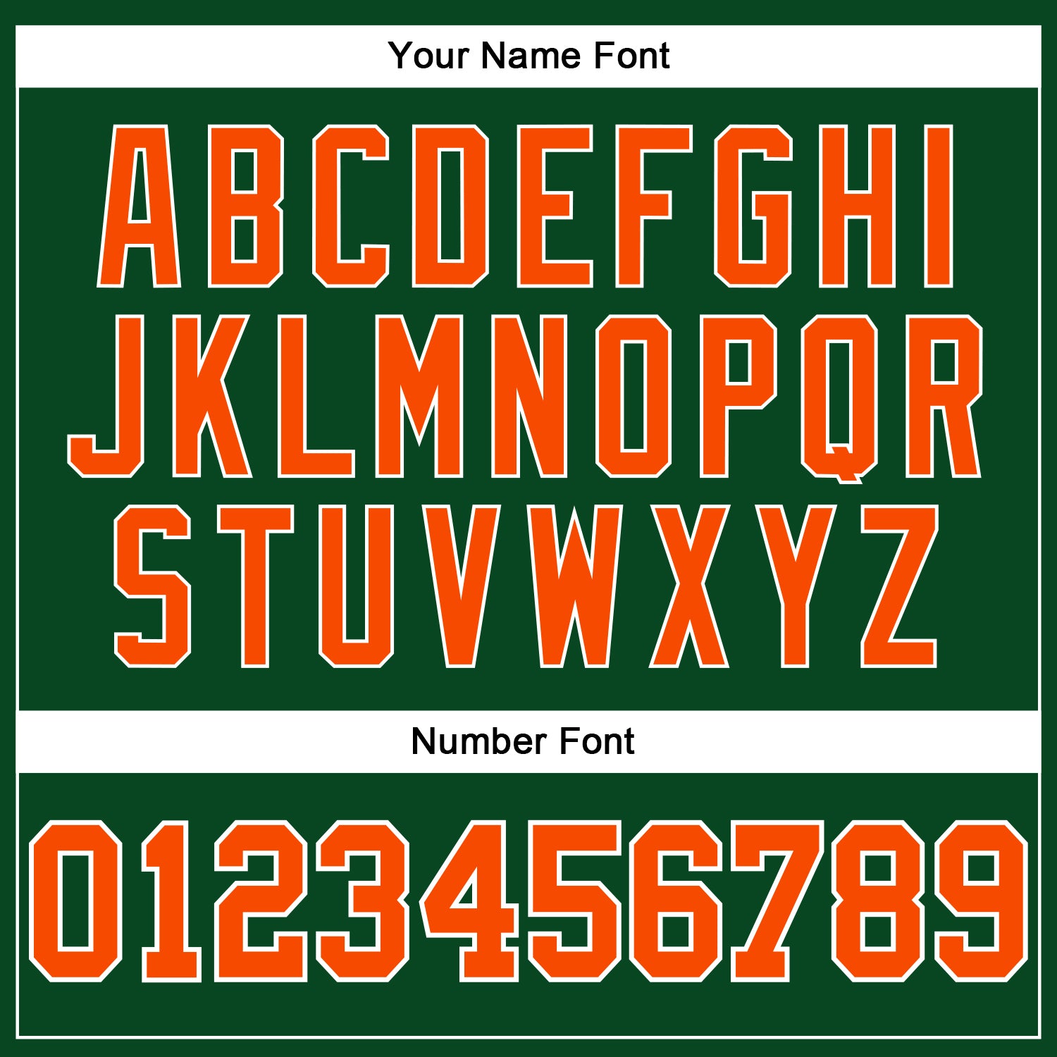 Custom Hunter Green Orange-White Authentic Throwback Basketball Jersey - Sky-Custom