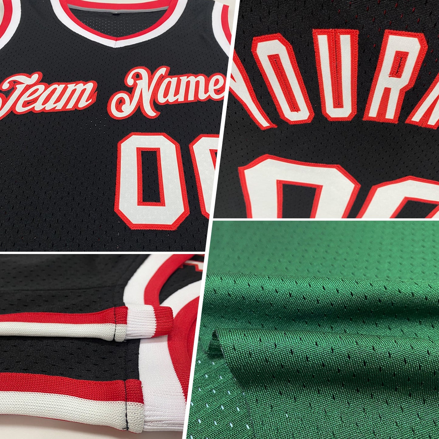 Custom Hunter Green Light Blue Black-Pink Authentic Throwback Basketball Jersey - Sky-Custom