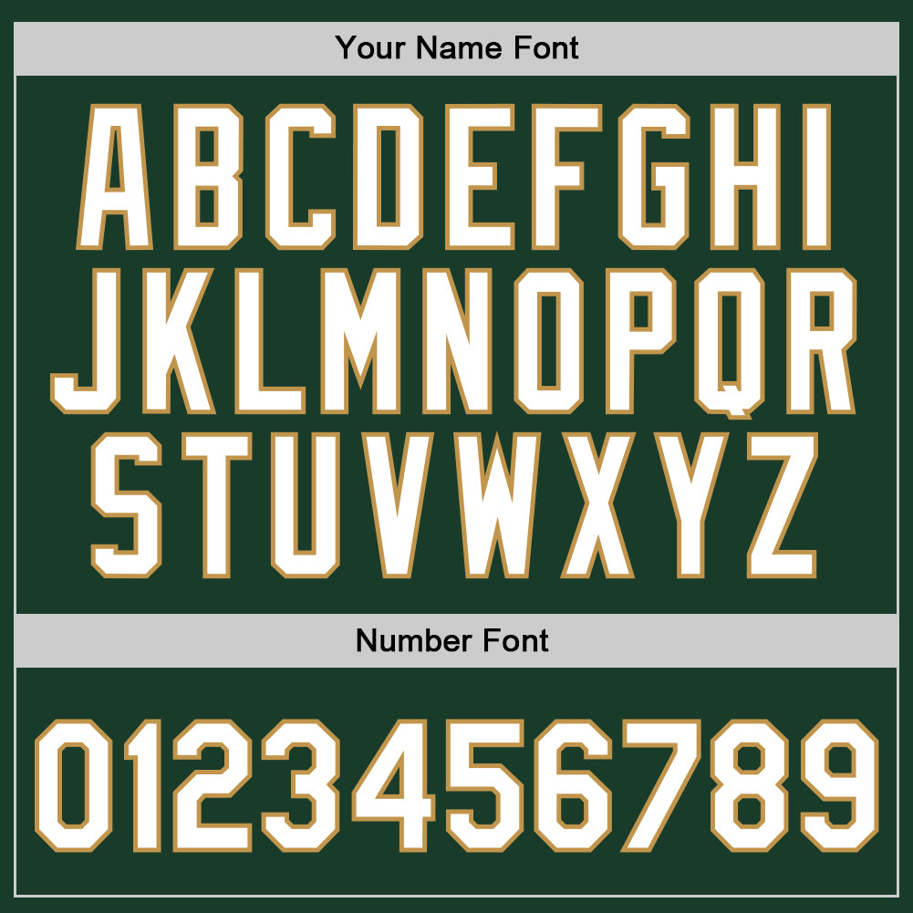 Custom Hunter Green Black-Old Gold Authentic Throwback Basketball Jersey - Sky-Custom