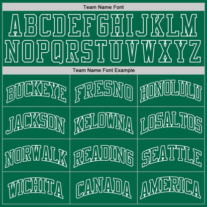 Custom Kelly Green Kelly Green-White Authentic Throwback Basketball Jersey - Sky-Custom