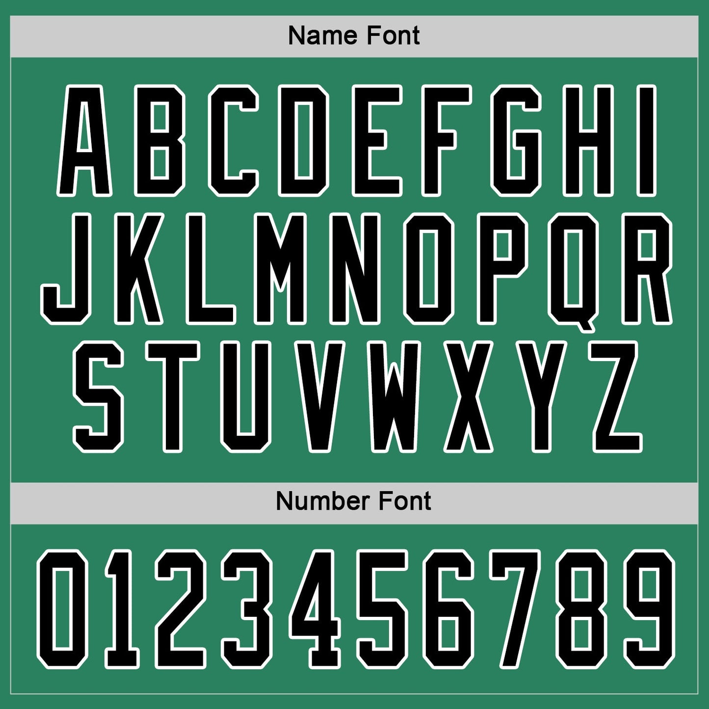 Custom Kelly Green Black-White Hockey Jersey - Sky-Custom