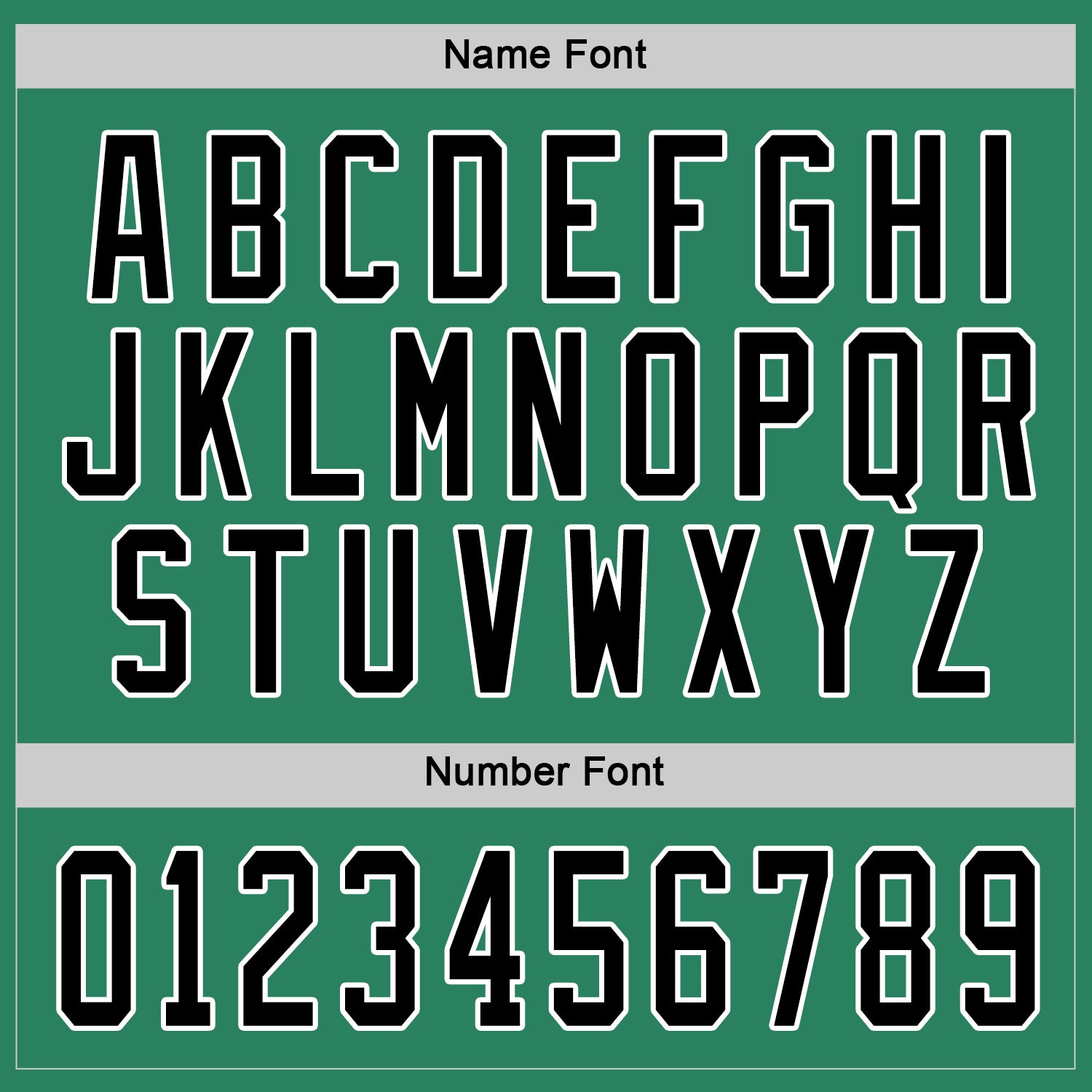 Custom Kelly Green Black-White Hockey Jersey - Sky-Custom
