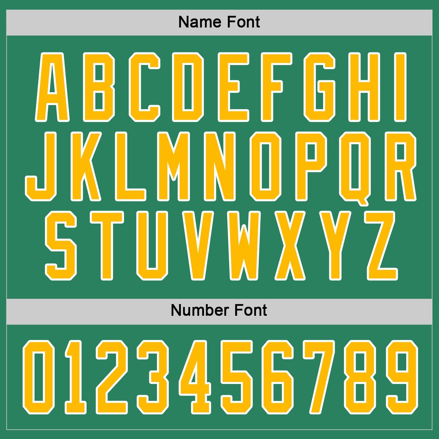 Custom Kelly Green Gold-White Hockey Jersey - Sky-Custom