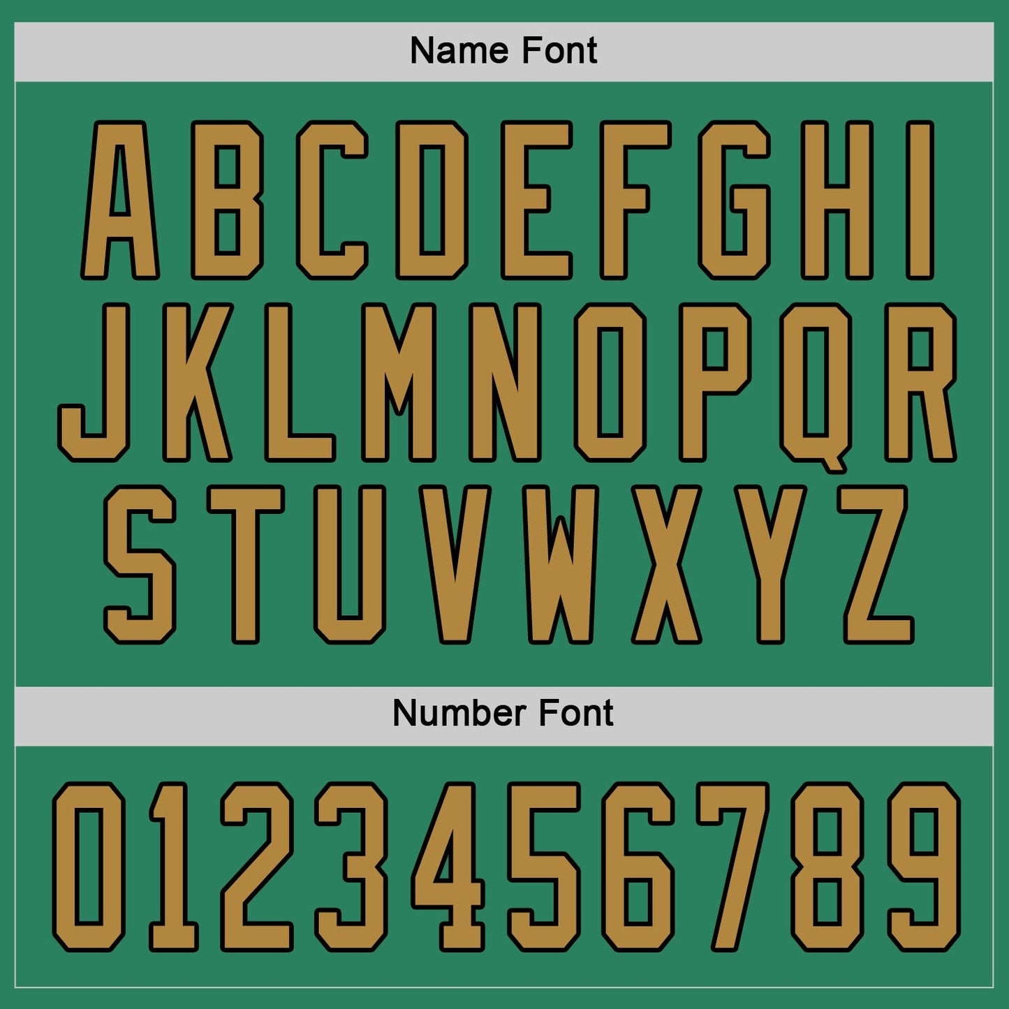 Custom Kelly Green Old Gold-Black Hockey Jersey - Sky-Custom