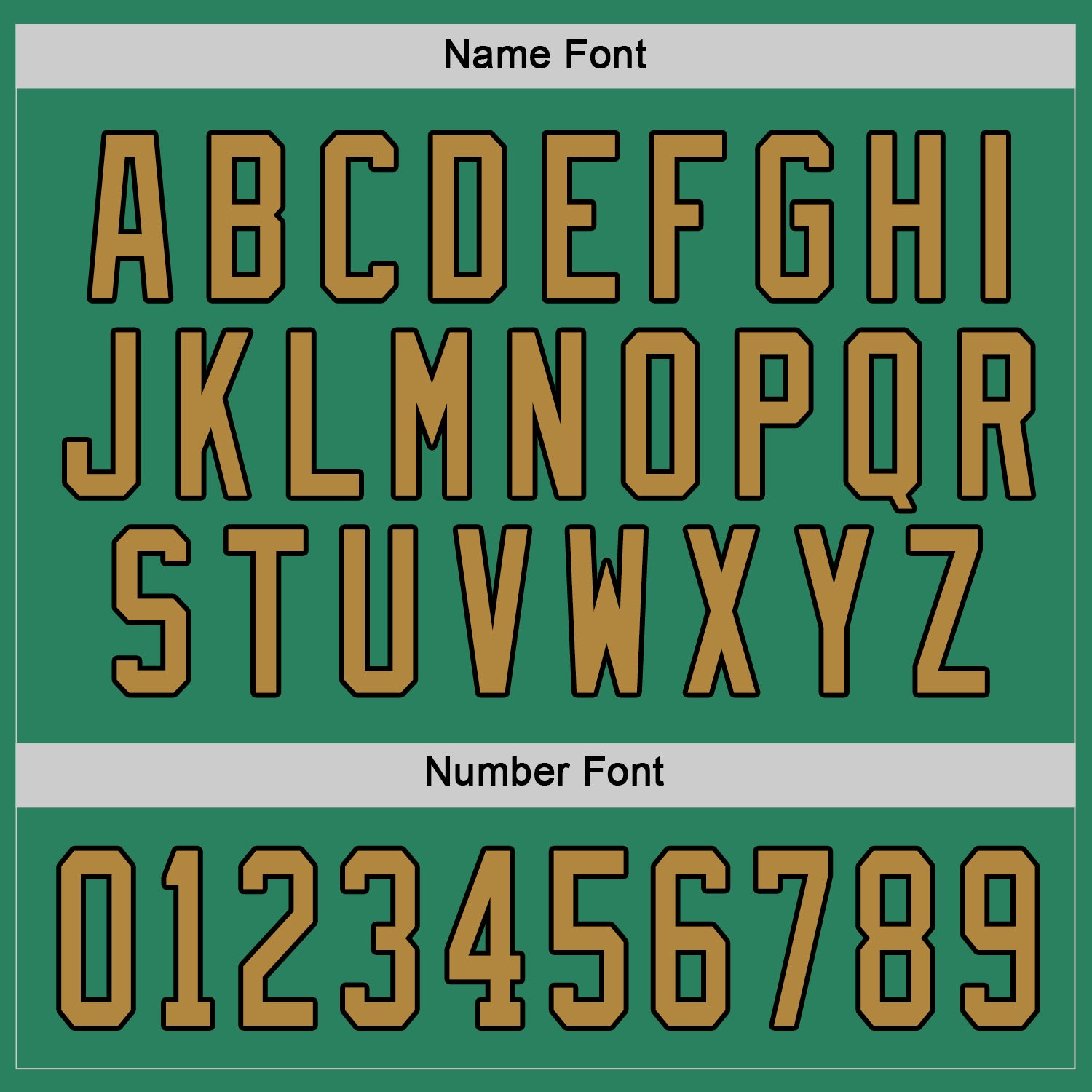 Custom Kelly Green Old Gold-Black Hockey Jersey - Sky-Custom