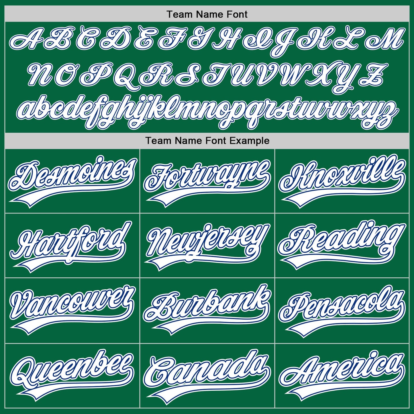 Custom Kelly Green White-Royal Authentic Baseball Jersey - Sky-Custom