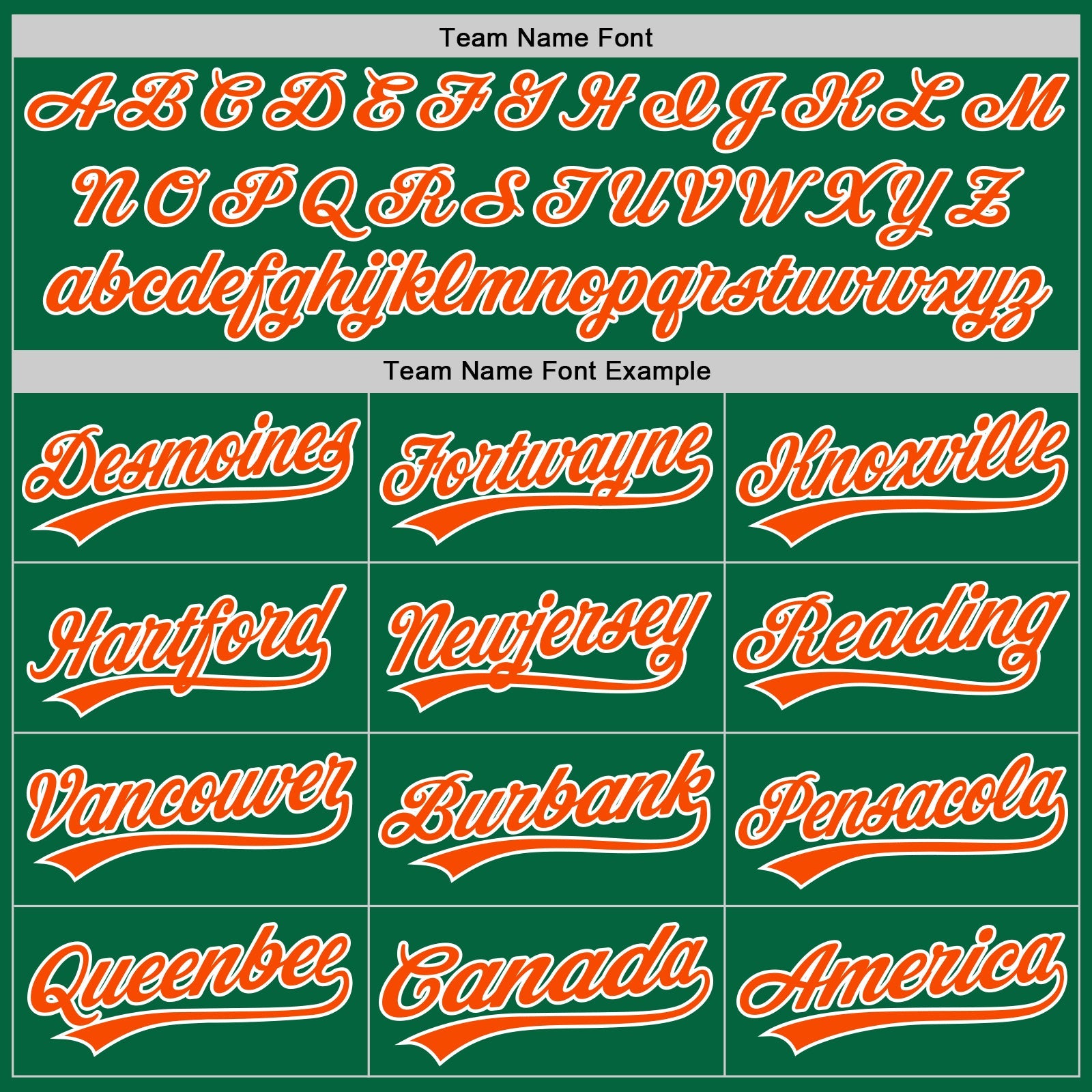 Custom Kelly Green Orange-White Authentic Baseball Jersey - Sky-Custom