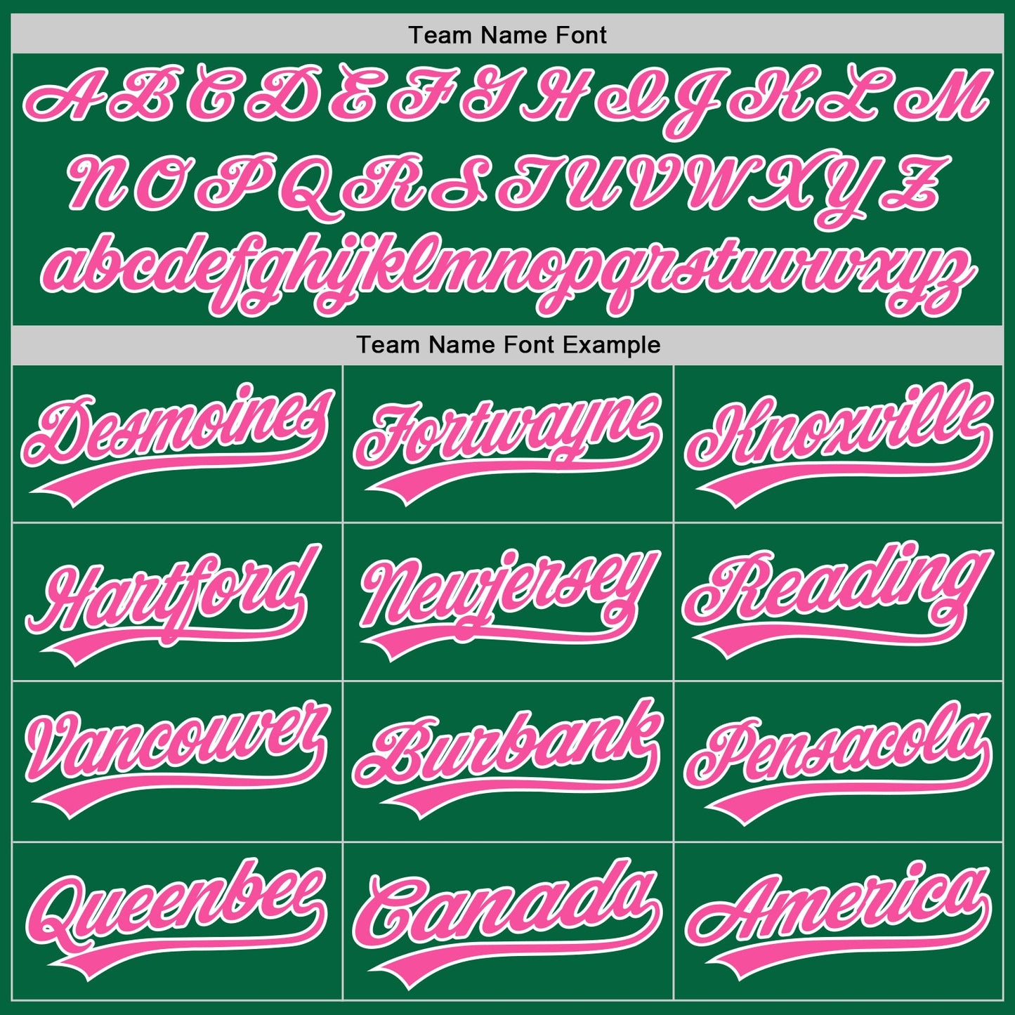 Custom Kelly Green Pink-White Authentic Baseball Jersey - Sky-Custom