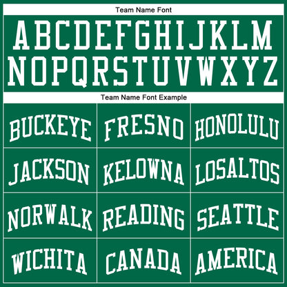 Custom Kelly Green White Authentic Throwback Basketball Jersey - Sky-Custom