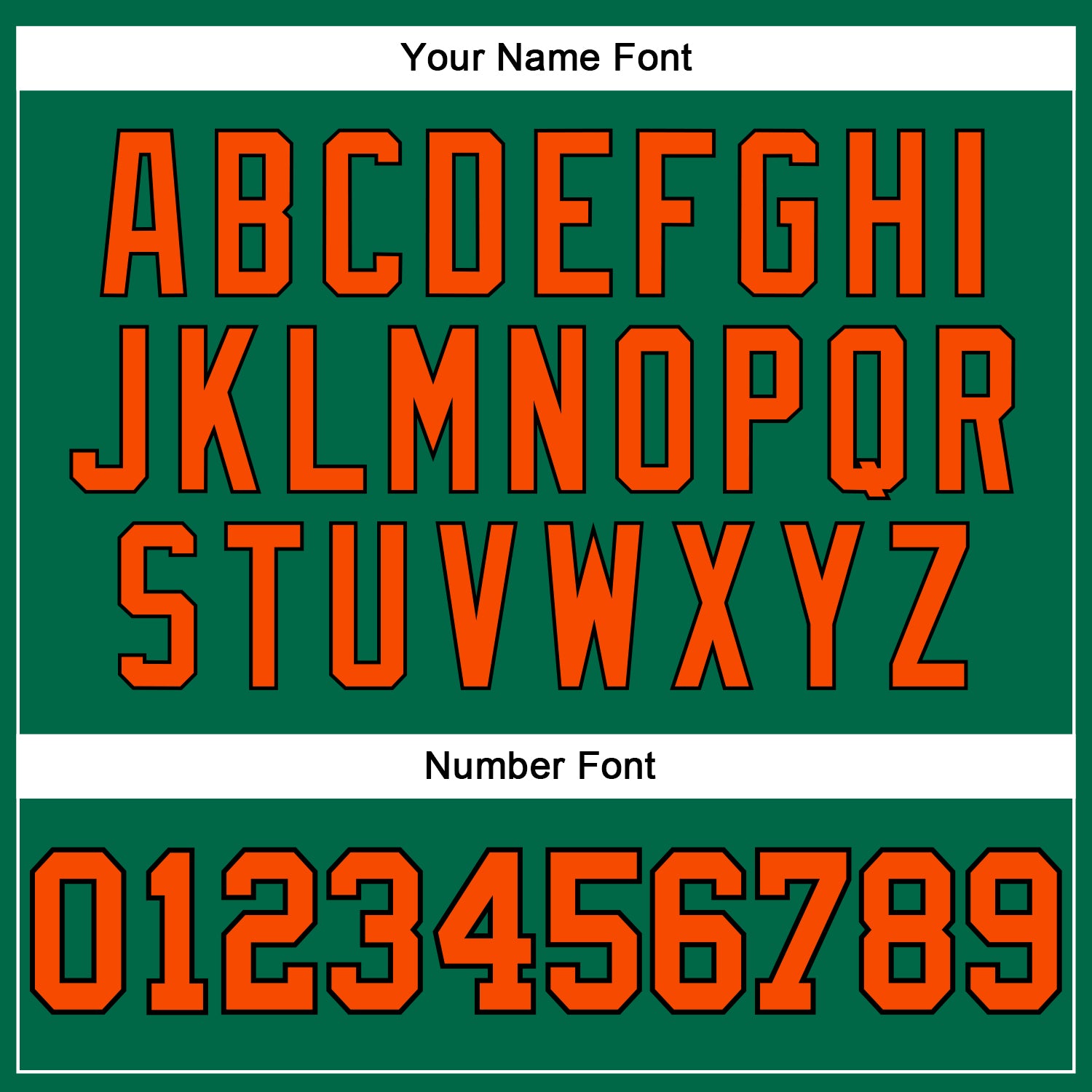 Custom Kelly Green Orange-Black Authentic Throwback Basketball Jersey - Sky-Custom