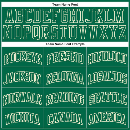 Custom Kelly Green Kelly Green-Cream Authentic Throwback Basketball Jersey - Sky-Custom