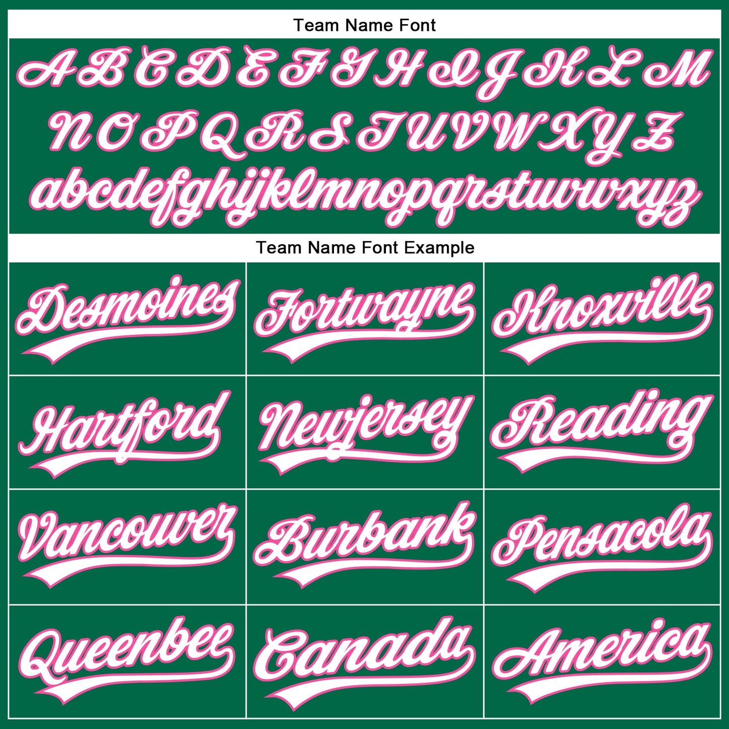 Custom Kelly Green White Pinstripe Pink Authentic Baseball Jersey - Sky-Custom