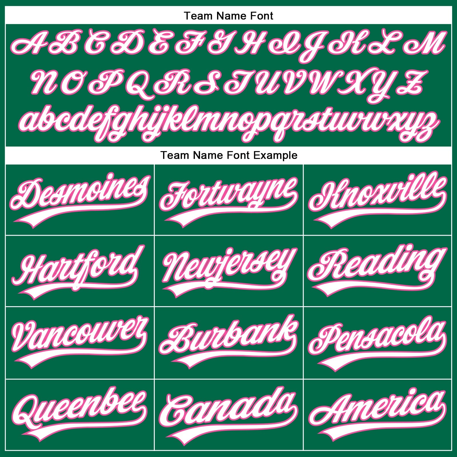 Custom Kelly Green White Pinstripe Pink Authentic Baseball Jersey - Sky-Custom