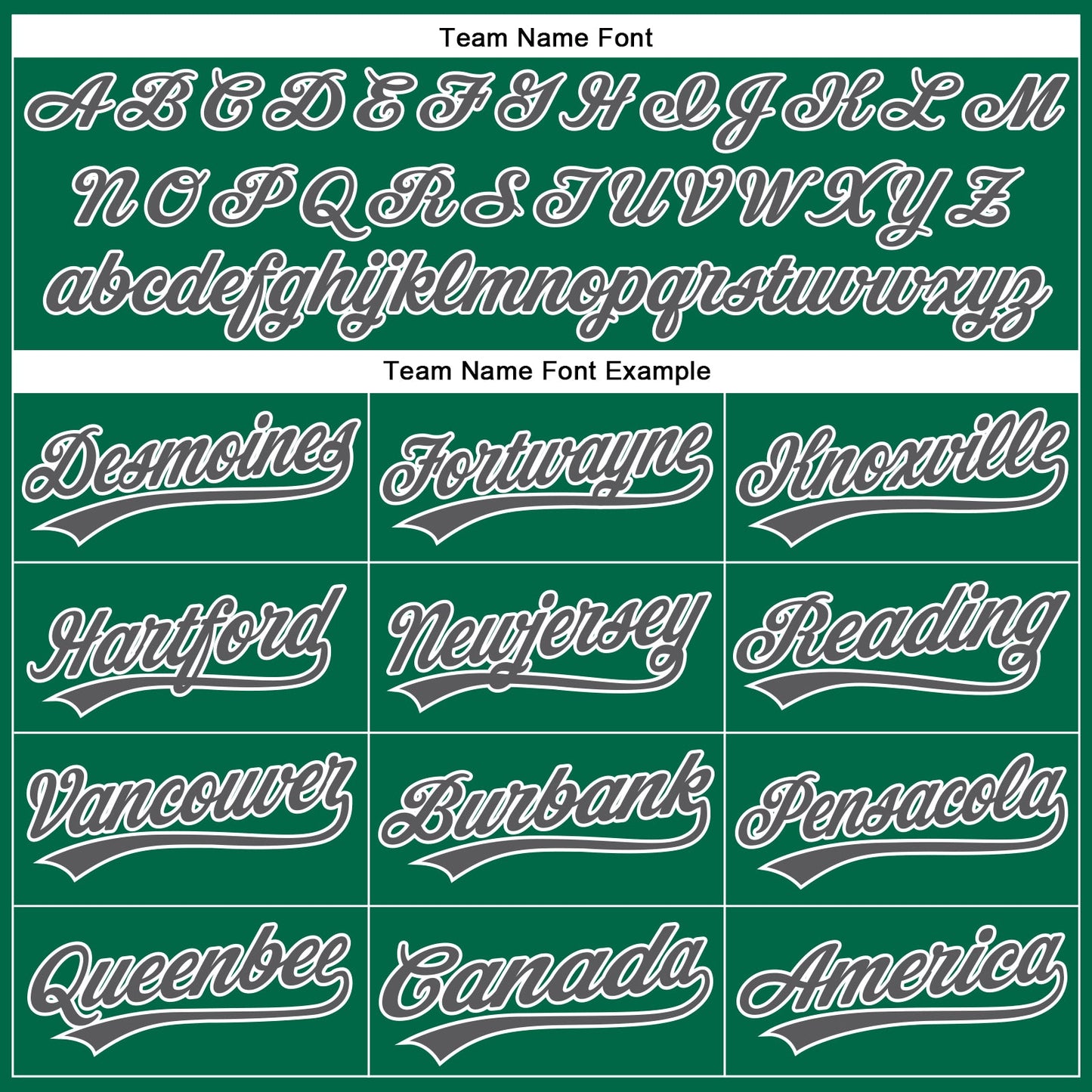 Custom Kelly Green White Pinstripe Steel Gray Authentic Baseball Jersey - Sky-Custom