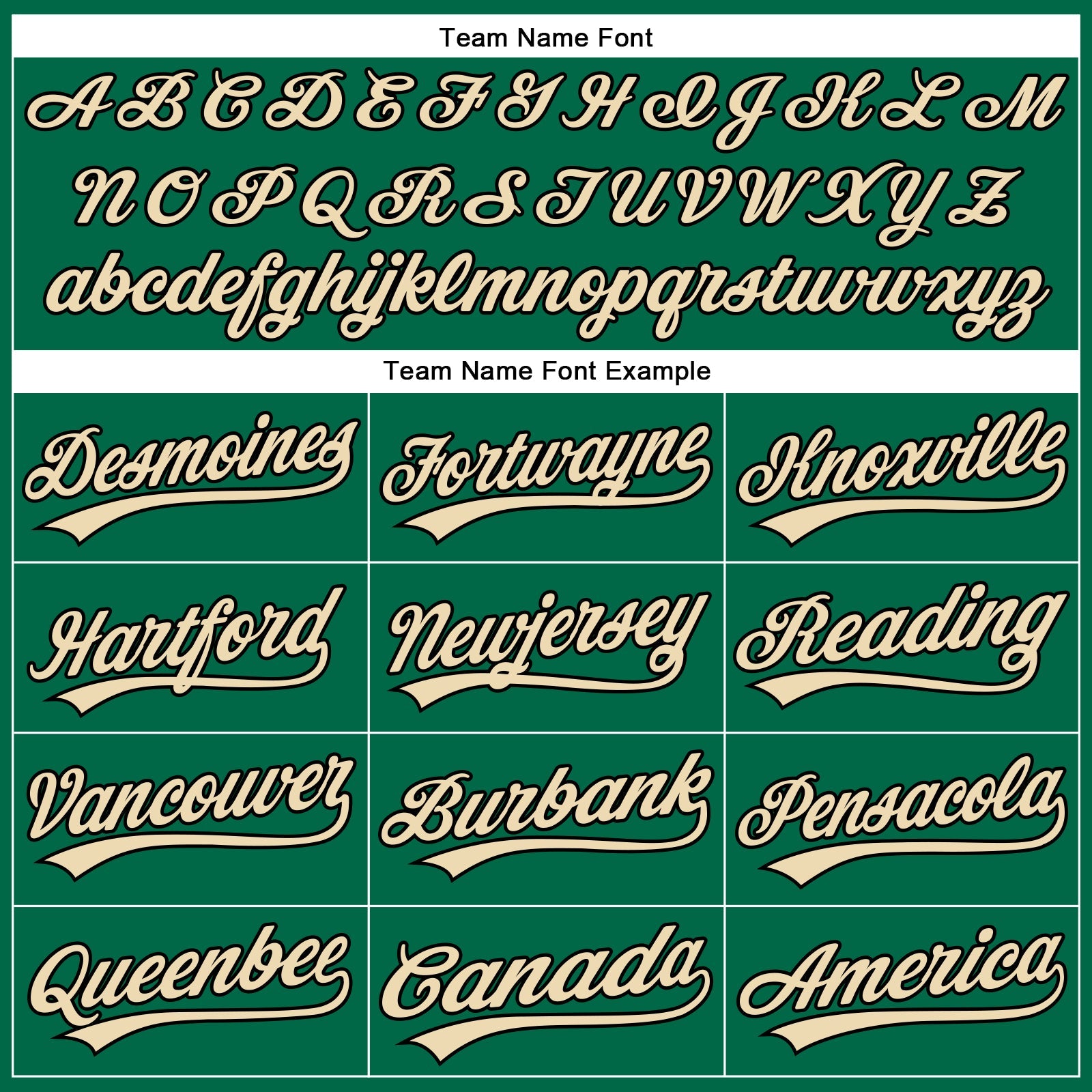 Custom Kelly Green Black Pinstripe City Cream Authentic Baseball Jersey - Sky-Custom