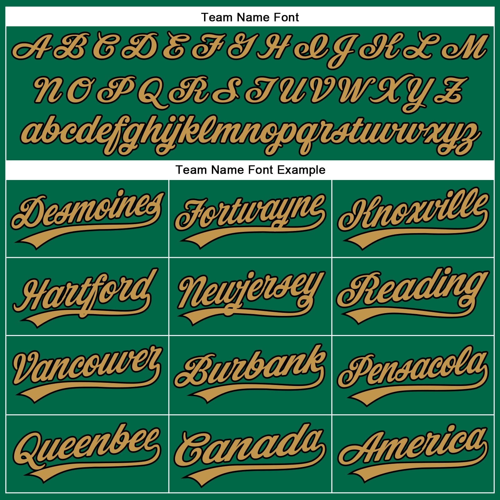 Custom Kelly Green Black Pinstripe Old Gold Authentic Baseball Jersey - Sky-Custom