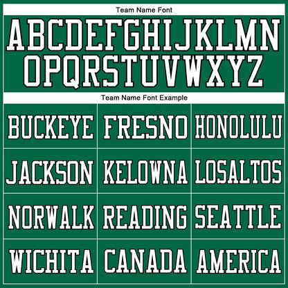 Custom Kelly Green White-Black Mesh Authentic Football Jersey - Sky-Custom