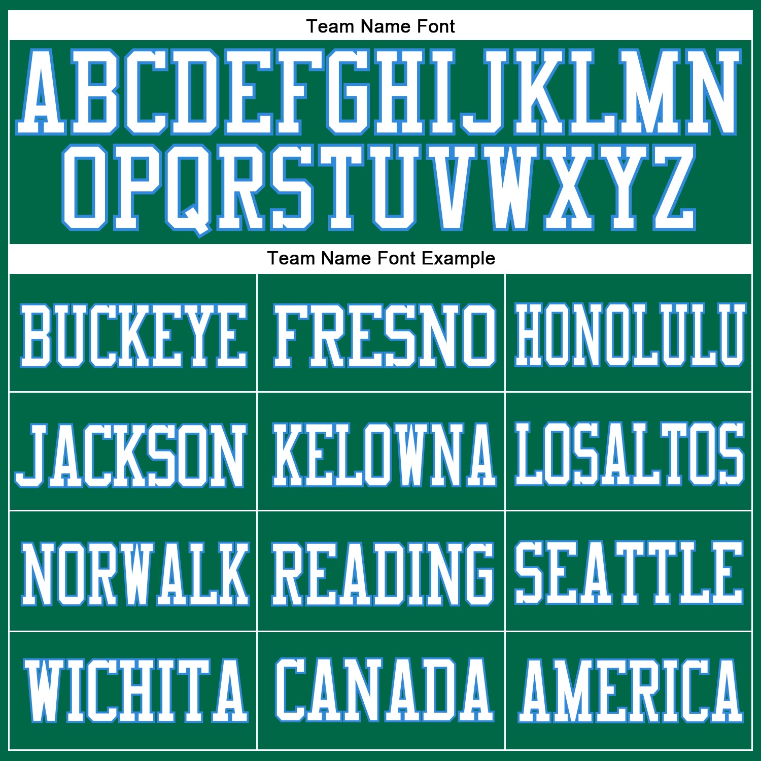 Custom Kelly Green White-Powder Blue Mesh Authentic Football Jersey - Sky-Custom