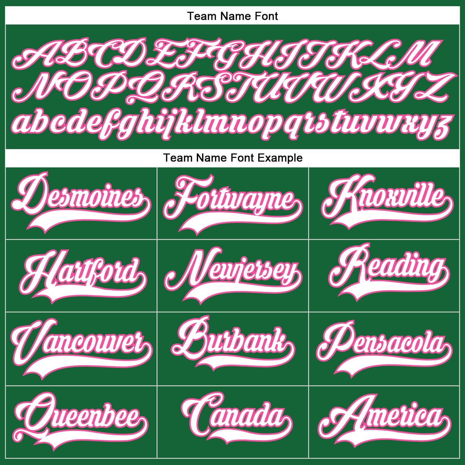 Custom Kelly Green White-Pink Hockey Lace Neck Jersey - Sky-Custom